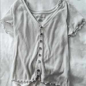 buttoned tee